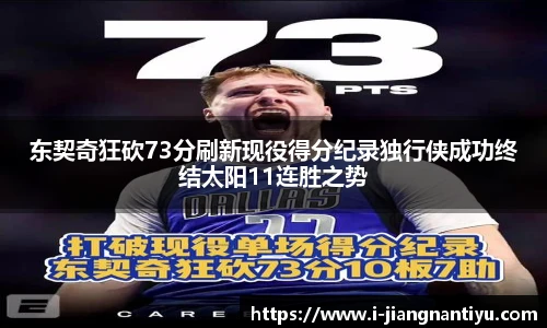 东契奇狂砍73分刷新现役得分纪录独行侠成功终结太阳11连胜之势